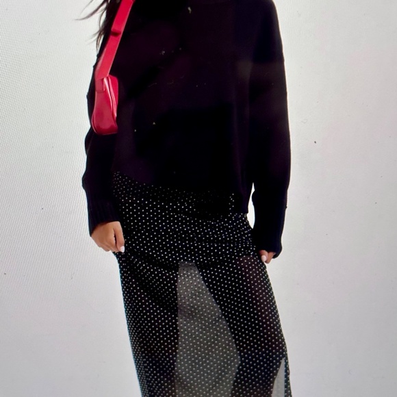 Anthropologie "The Logan Turtleneck Sweater" by Maeve Women's XL in Black - Picture 8 of 9